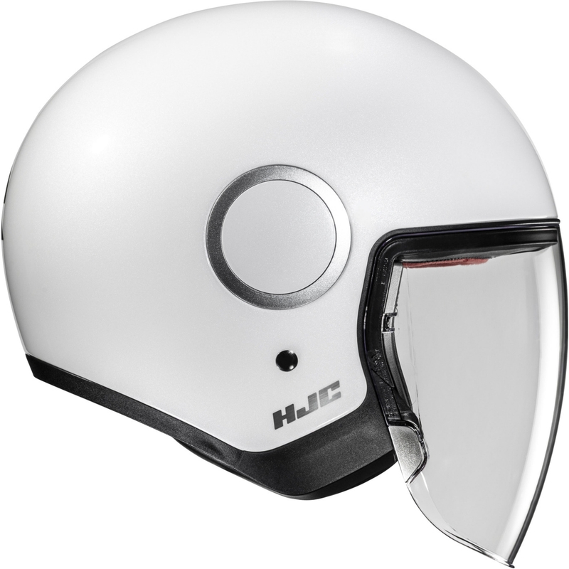 Kask motocyklowy otwarty HJC RPHA 40 Solid perłowo-biały