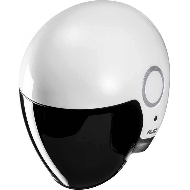 Kask motocyklowy otwarty HJC RPHA 40 Solid perłowo-biały