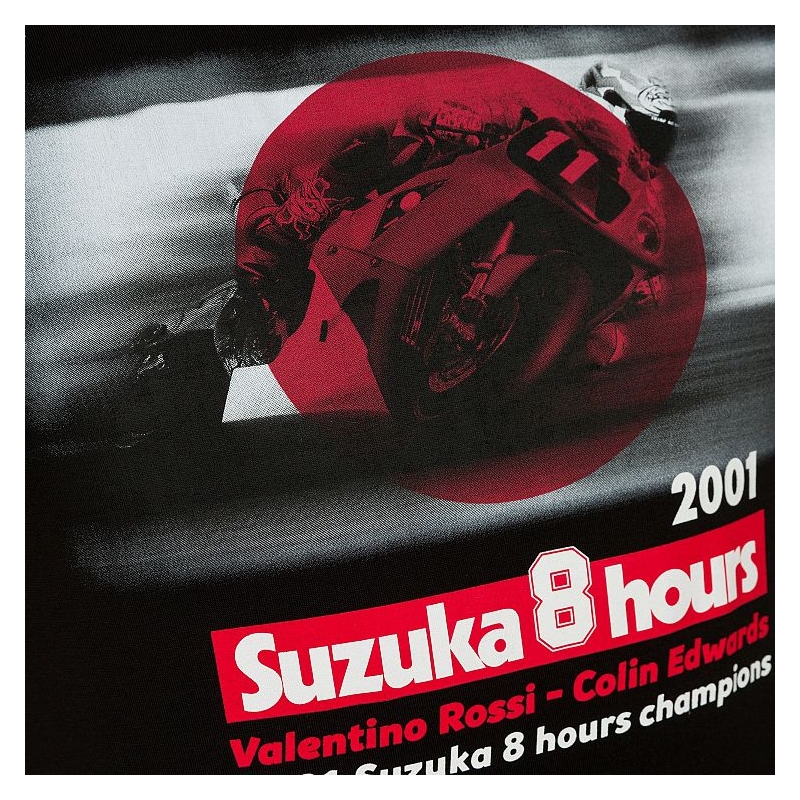 Koszulka VR46 Valentino Rossi SUZUKA 8 HOURS czarna