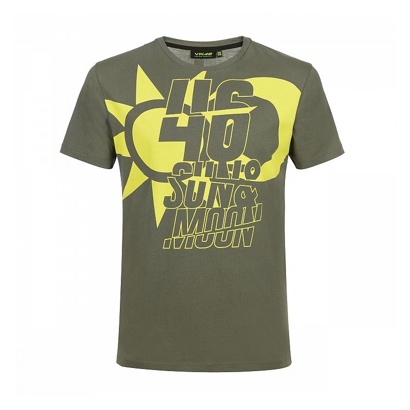 Koszulka VR46 Valentino Rossi SUN AND MOON khaki