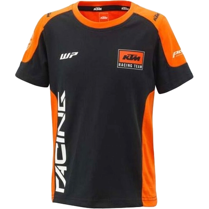Koszulka dziecięca KTM Team czarno-pomarańczowa