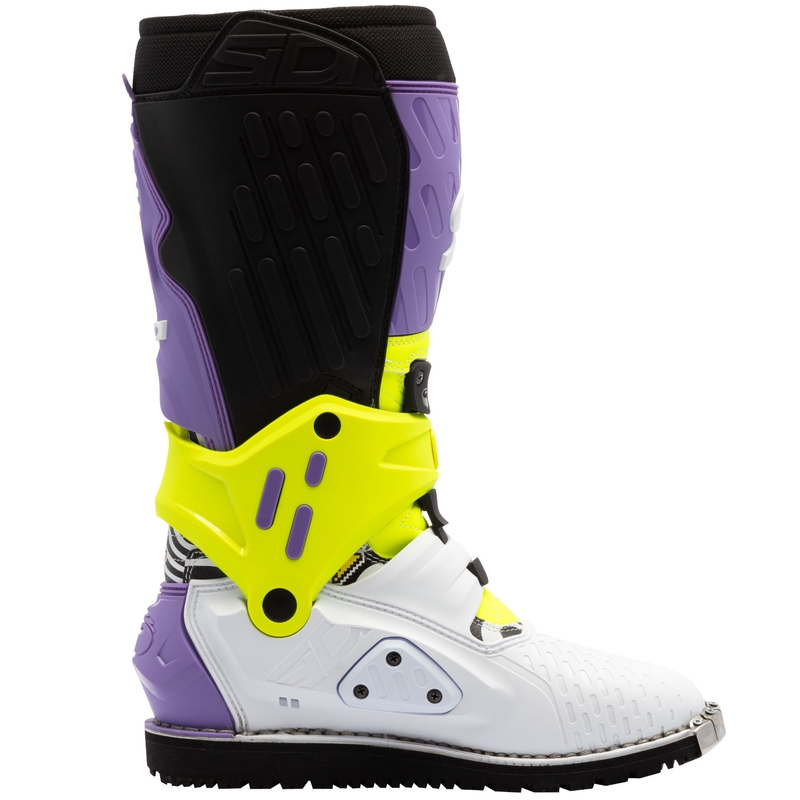 Buty motocyklowe SiDi Crossair HD End BB002 fioletowo-żółto-białe