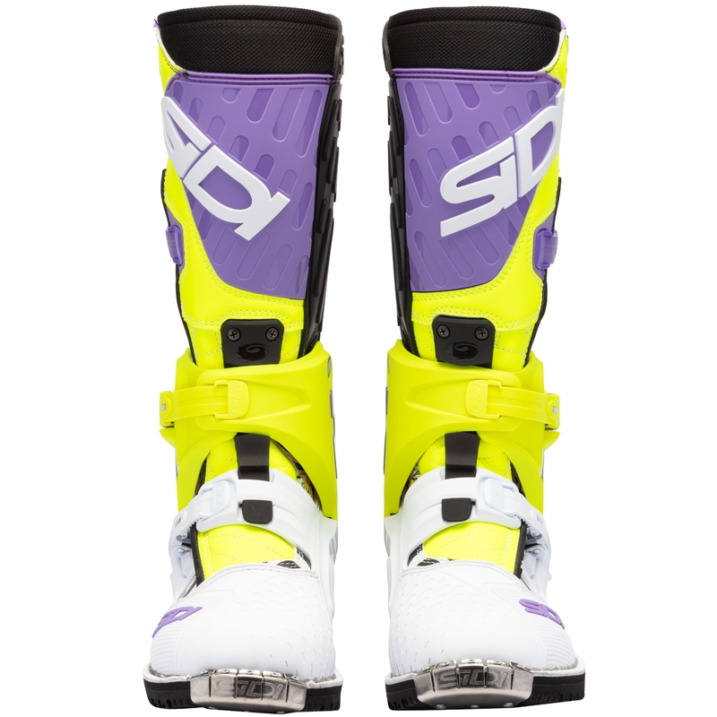 Buty motocyklowe SiDi Crossair HD End BB002 fioletowo-żółto-białe