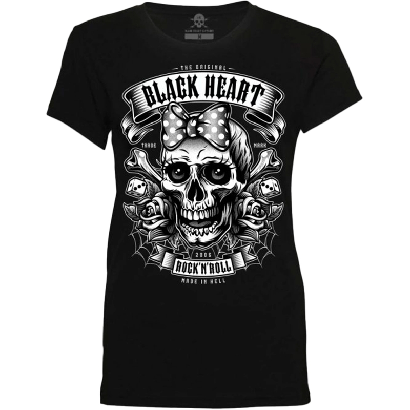 Damska koszulka Black Heart Miss Murder czarna