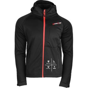 Kurtka softshell MotoZem Racing Team czarno-czerwona