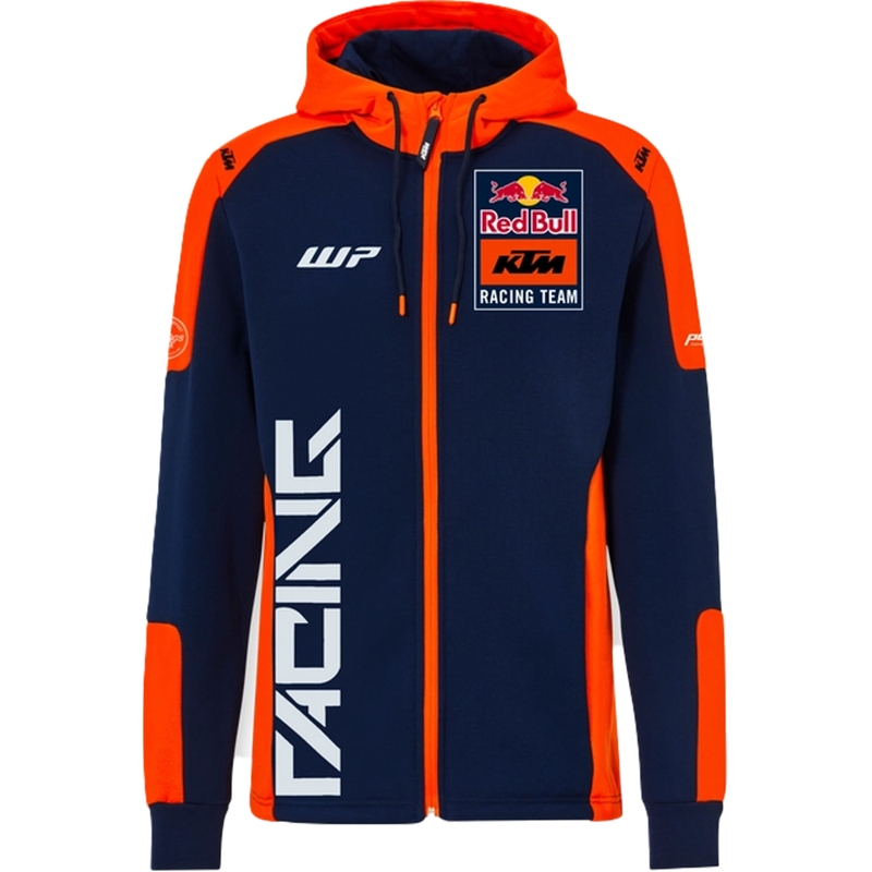 Bluza z kapturem KTM Replica Team niebiesko-pomarańczowa
