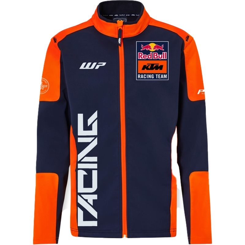 Kurtka softshell KTM Replica Team niebiesko-pomarańczowa