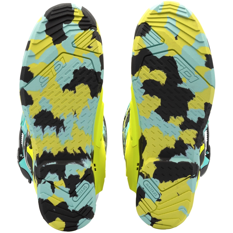 Buty motocyklowe SiDi Crossair X miętowo-fluo żółte