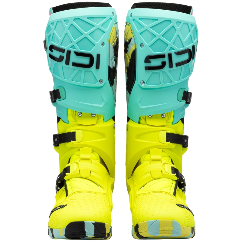Buty motocyklowe SiDi Crossair X miętowo-fluo żółte