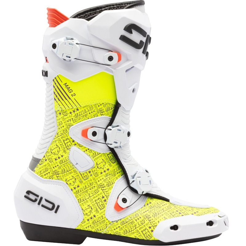 Buty motocyklowe SiDi MAG 2 Air BTA001 biało-żółte