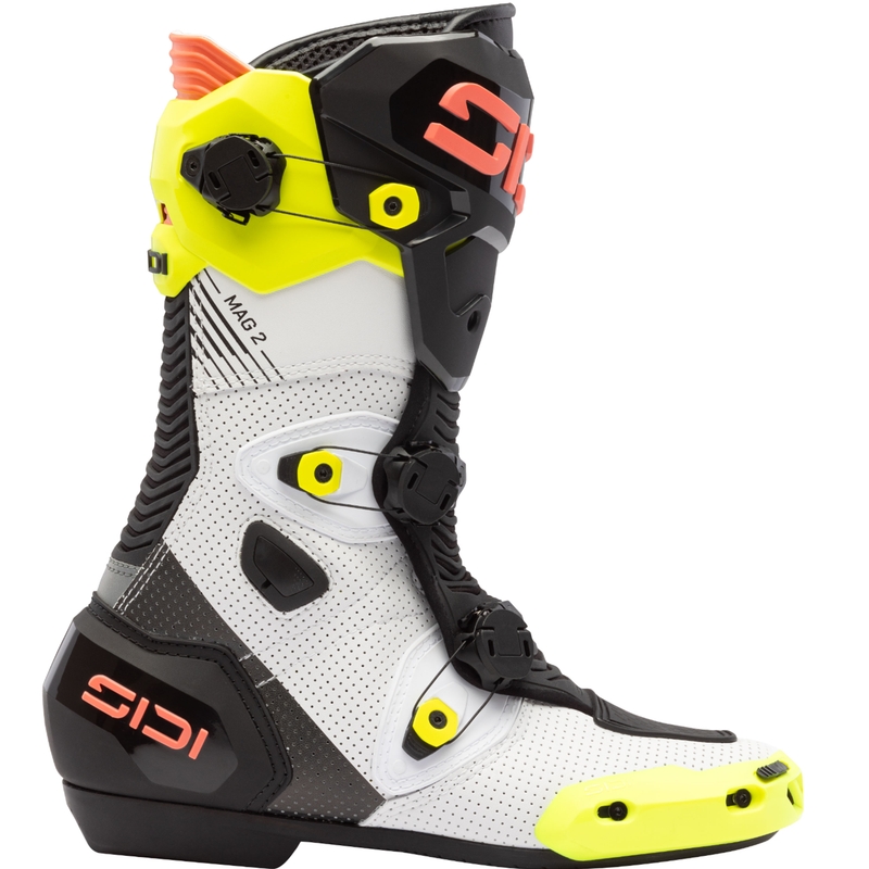 Buty motocyklowe SiDi MAG 2 Air fluo yellow-fluo coral