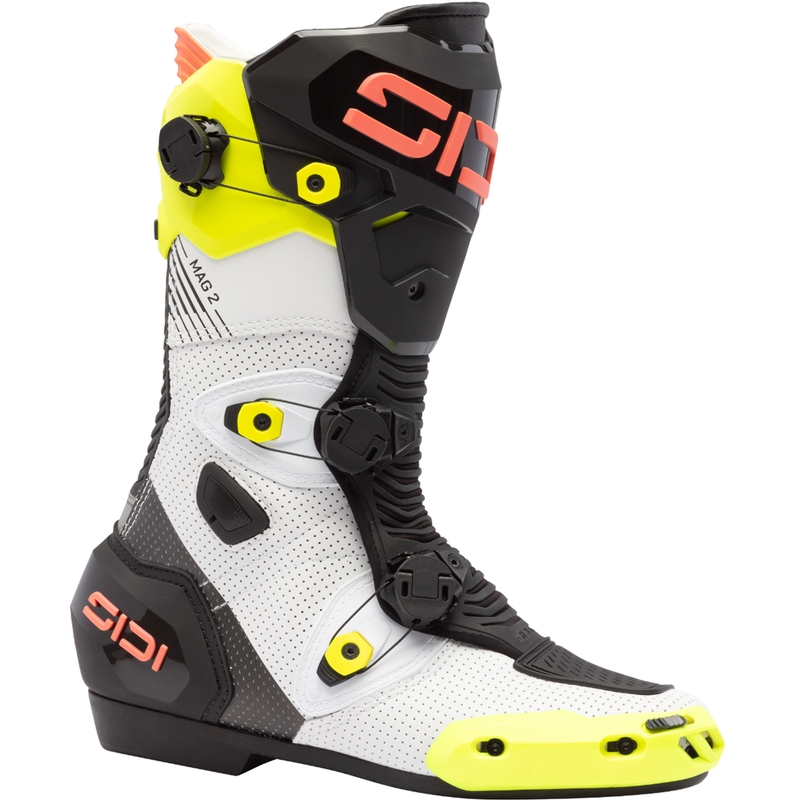 Buty motocyklowe SiDi MAG 2 Air fluo yellow-fluo coral