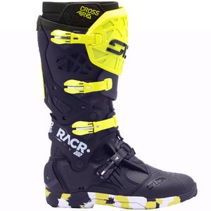 Buty motocyklowe SiDi Crossair X RACR002 fluo żółto-czarne