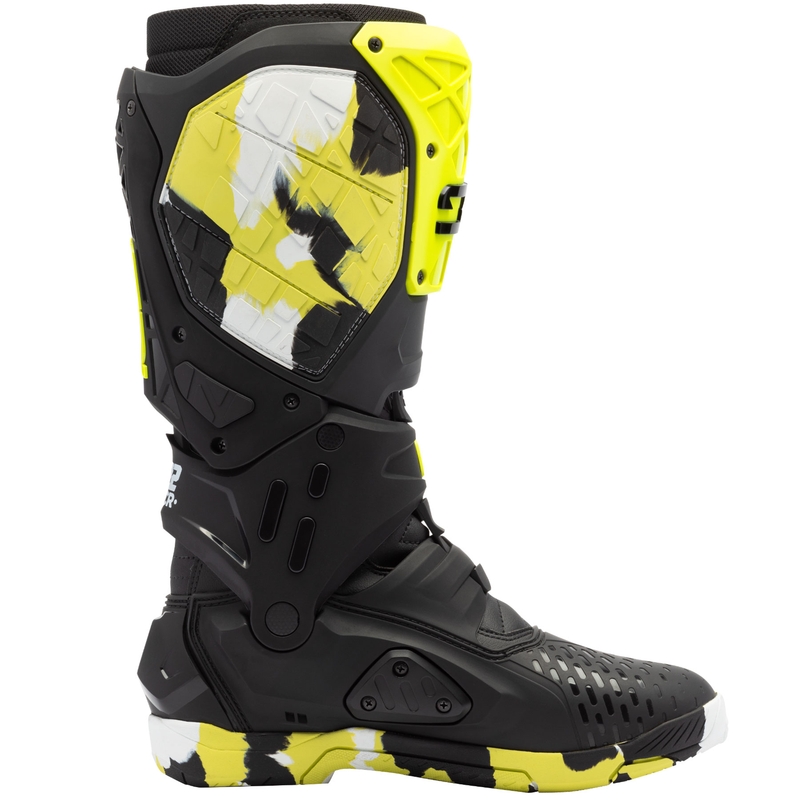 Buty motocyklowe SiDi Crossair X RACR002 fluo żółto-czarne
