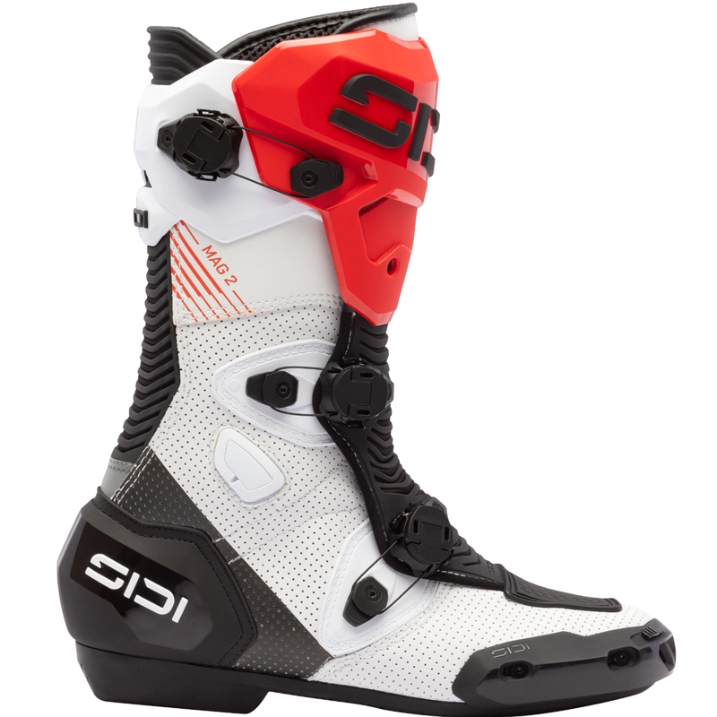 Buty motocyklowe SiDi MAG 2 Air biało-czarno-czerwone