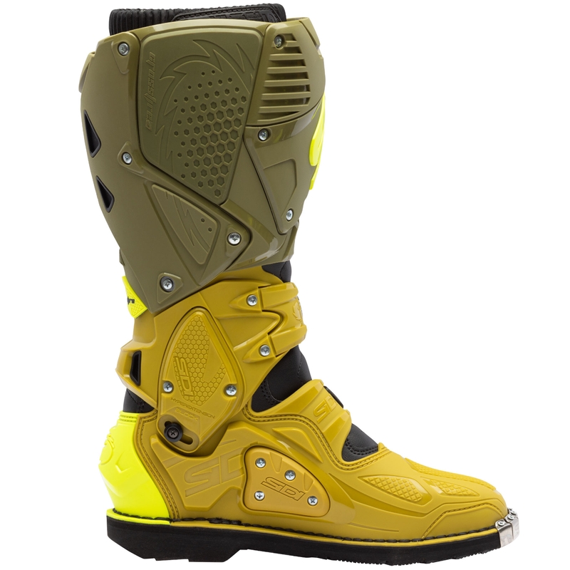 Buty motocyklowe SiDi Crossfire 3 oliwkowo-fluo-żółte