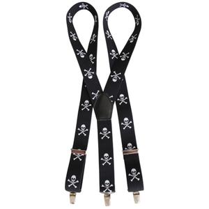 Szelki z nadrukiem czaszki