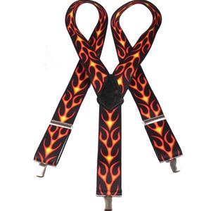 Szelki z nadrukiem Płomienie