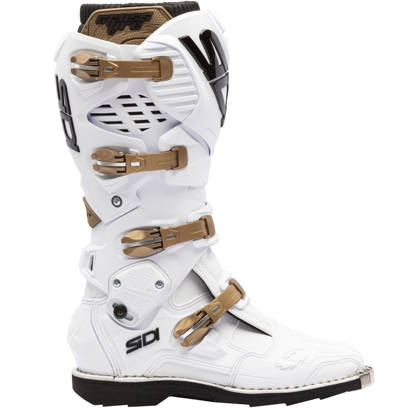 Buty motocyklowe SiDi Crossfire 3 biało-brązowe