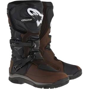 Buty motocyklowe Alpinestars Corozal Adventure Oiled Drystar brązowo-czarne.