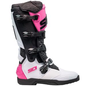 Buty motocyklowe SiDi X Power SC biało-czarno-różowe