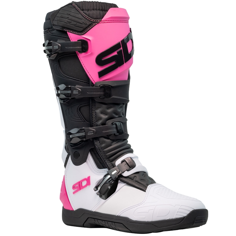 Buty motocyklowe SiDi X Power SC biało-czarno-różowe
