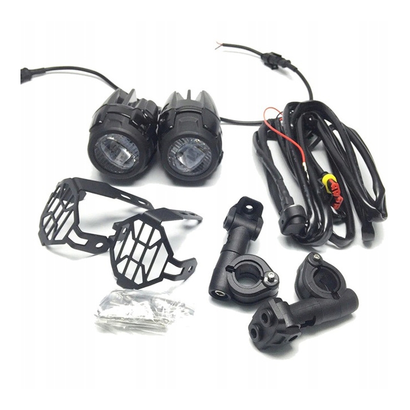 Dodatkowe światła LED St Tuning z osłoną ochronną do BMW R1200 GS i R1250 GS LC 2013-2019