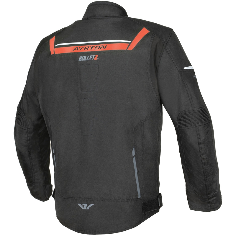 Kurtka motocyklowa Ayrton Bullet II czarno-czerwono-szara