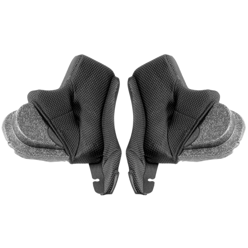 Poduszki policzkowe do kasków motocyklowych Airoh Commander czarne