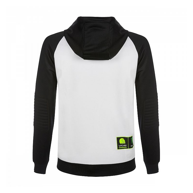 Bluza VR46 Valentino Rossi RIDERS ACADEMY MONSTER Fleece biało-czarna