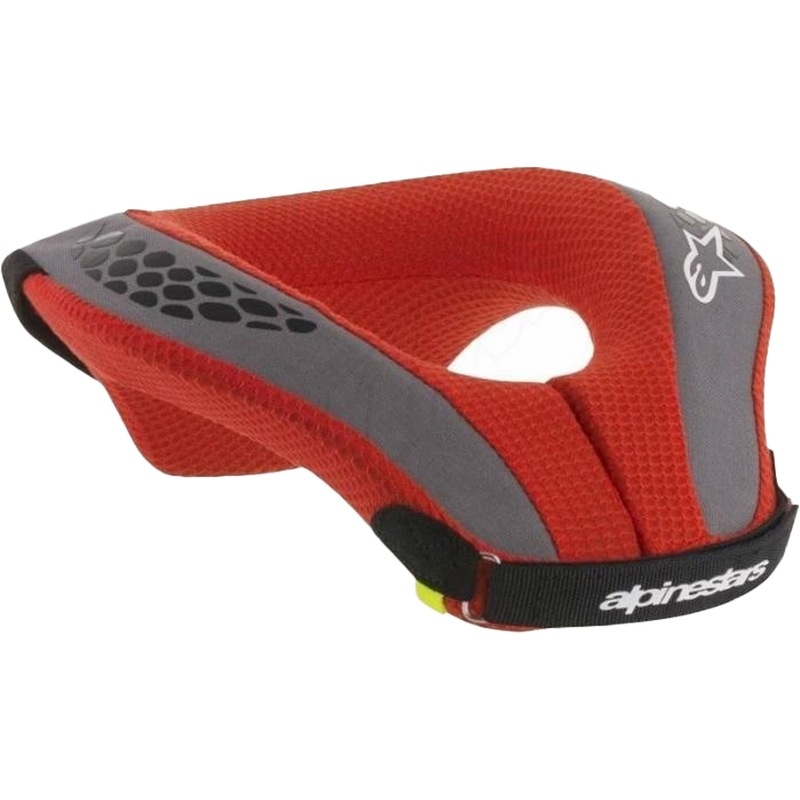 Stabilizator szyi Alpinestars Sequence Youth czarno-czerwono-szaro-fuo żółty