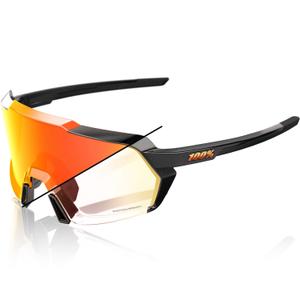 Okulary przeciwsłoneczne Korbin 100% z pomarańczowymi soczewkami fotochromowymi