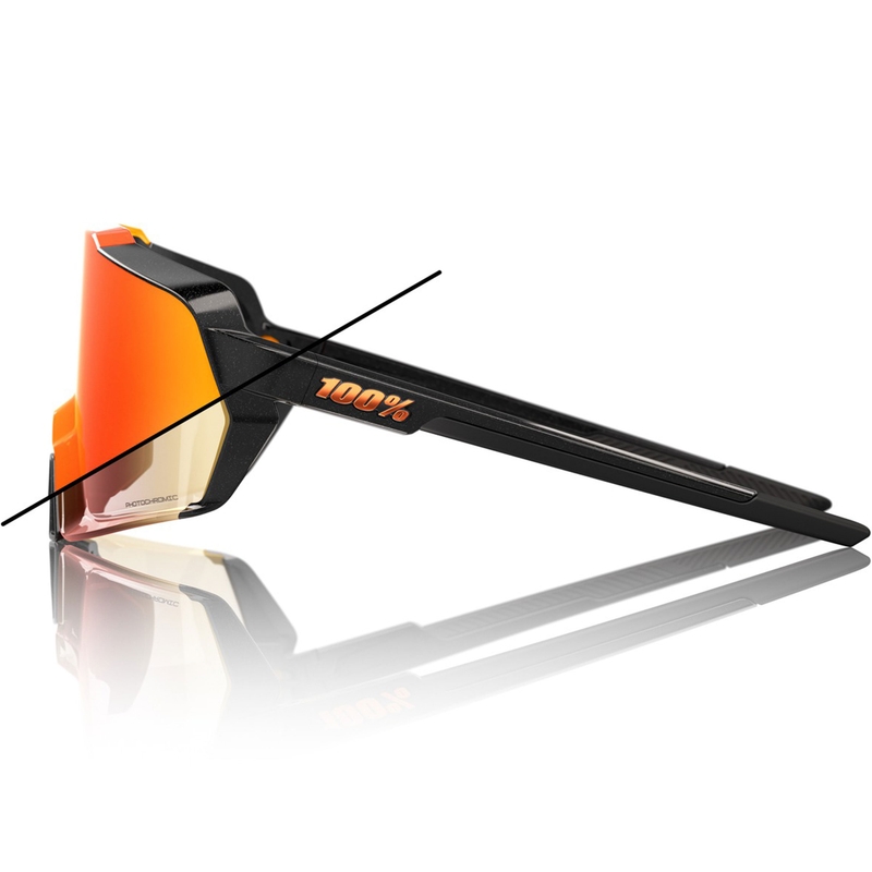 Okulary przeciwsłoneczne Korbin 100% z pomarańczowymi soczewkami fotochromowymi