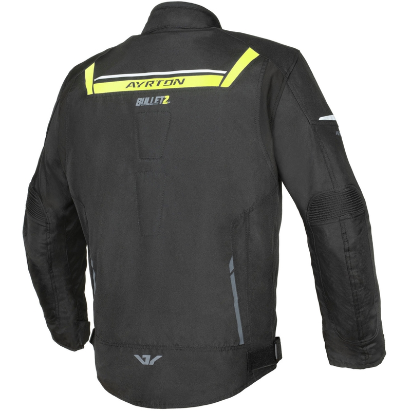 Kurtka motocyklowa Ayrton Bullet II czarno-fluo żółto-szara