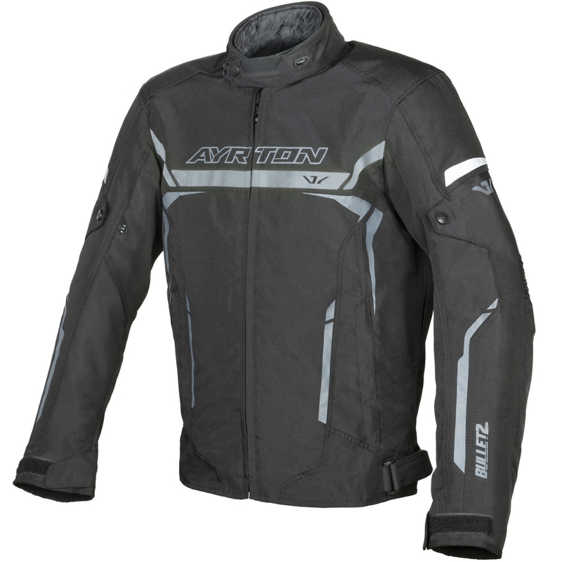 Kurtka motocyklowa Ayrton Bullet II czarno-ciemnoszara