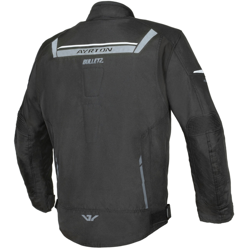 Kurtka motocyklowa Ayrton Bullet II czarno-ciemnoszara
