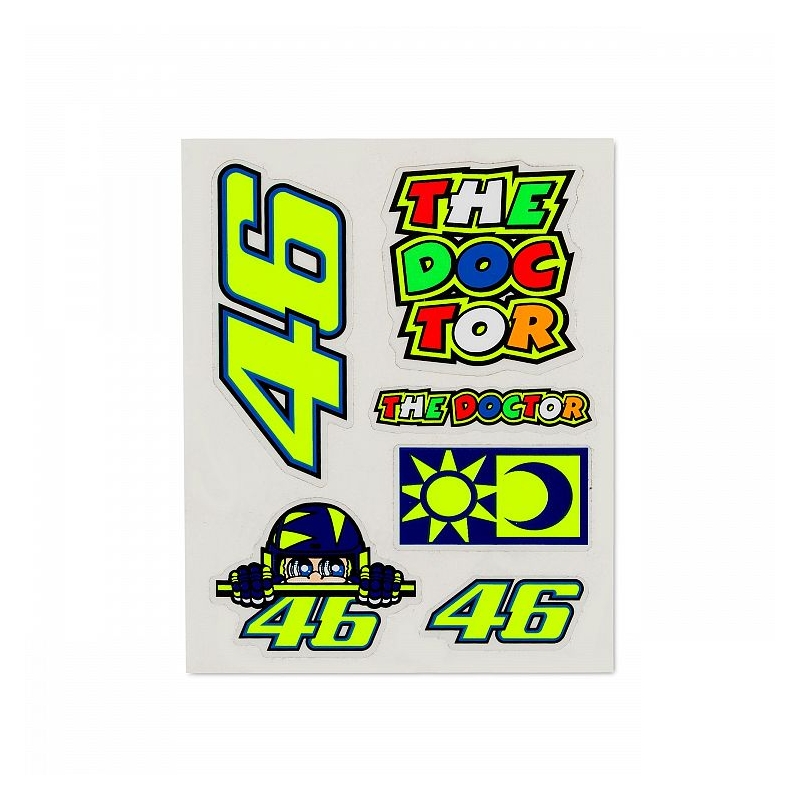 Naklejki VR46 Valentino Rossi SET małe