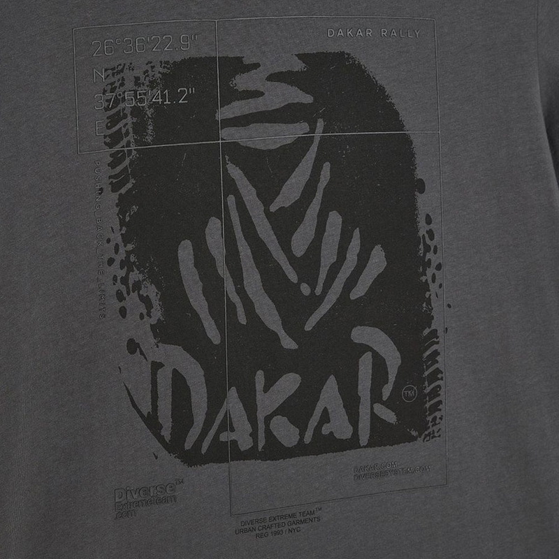Koszulka Dakar DES 1425 grafitowa