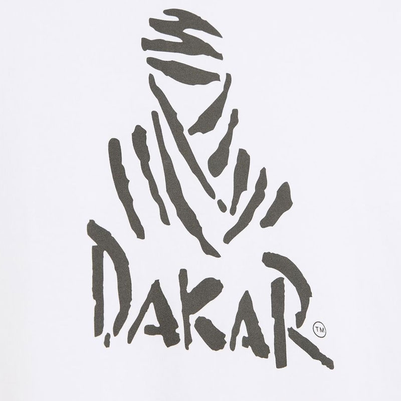 Koszulka Dakar LOGO 256 biała