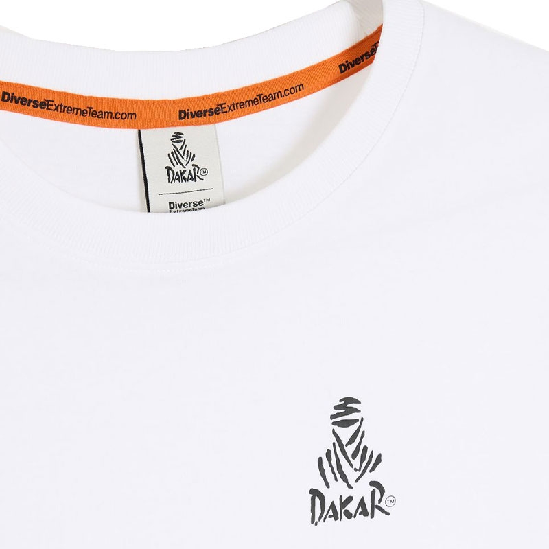 Koszulka Dakar LOGO SM 256 biała
