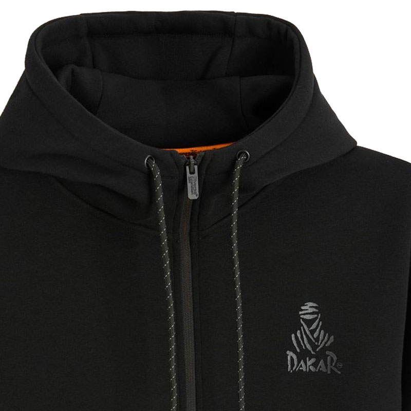 Bluza z kapturem Dakar VIP ZIP H25 czarna