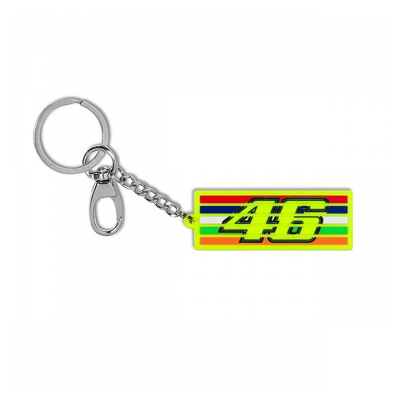 Brelok VR46 Valentino Rossi STRIPES żółty