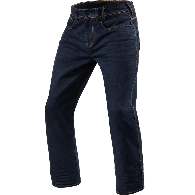 Revit Philly 3 LF Extra Cropped Jeansy motocyklowe w kolorze spranego granatu