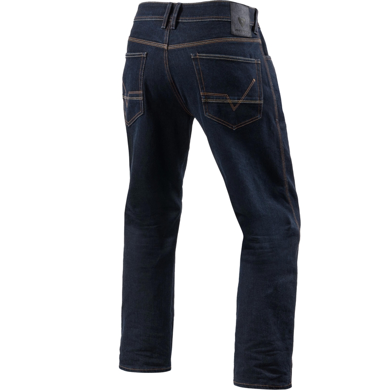 Revit Philly 3 LF Extra Cropped Jeansy motocyklowe w kolorze spranego granatu