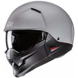 Kask otwarty z maską HJC i20N Solid grey
