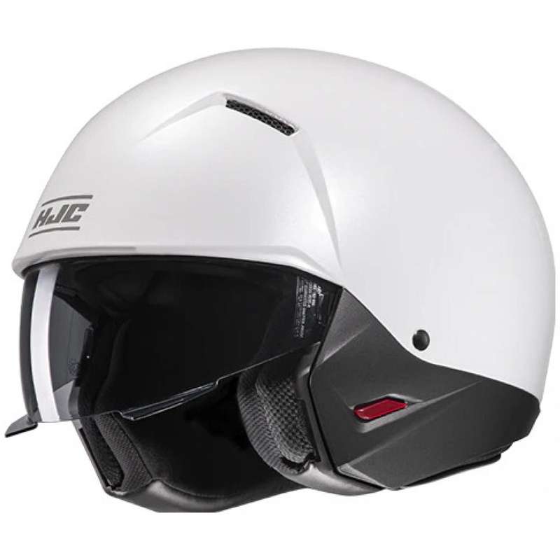 Kask otwarty z maską HJC i20N Solid perłowo biały