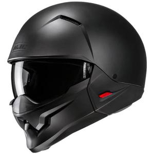 Kask otwarty z maską HJC i20N Solid Semi Flat czarny