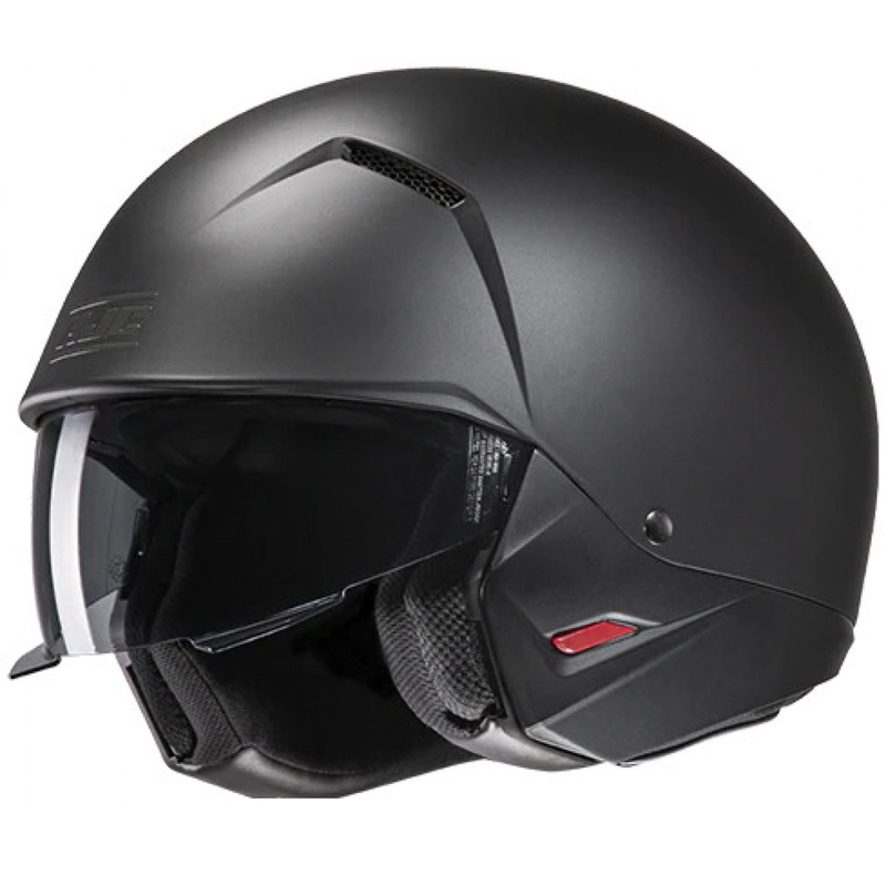 Kask otwarty z maską HJC i20N Solid Semi Flat czarny