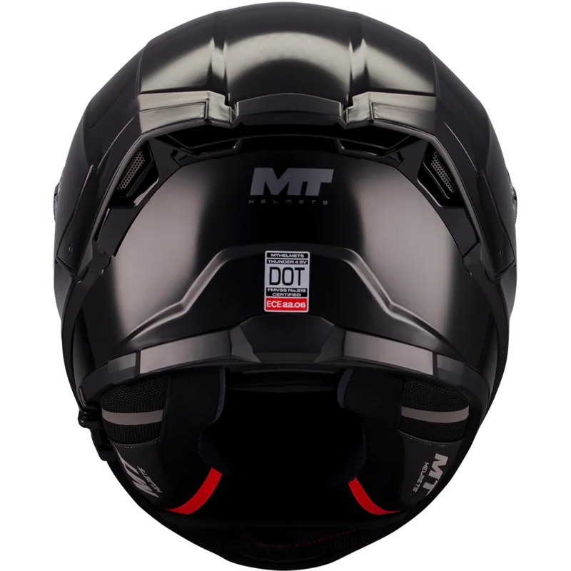 Kask motocyklowy integralny MT Thunder 4 SV Pure A1 czarny