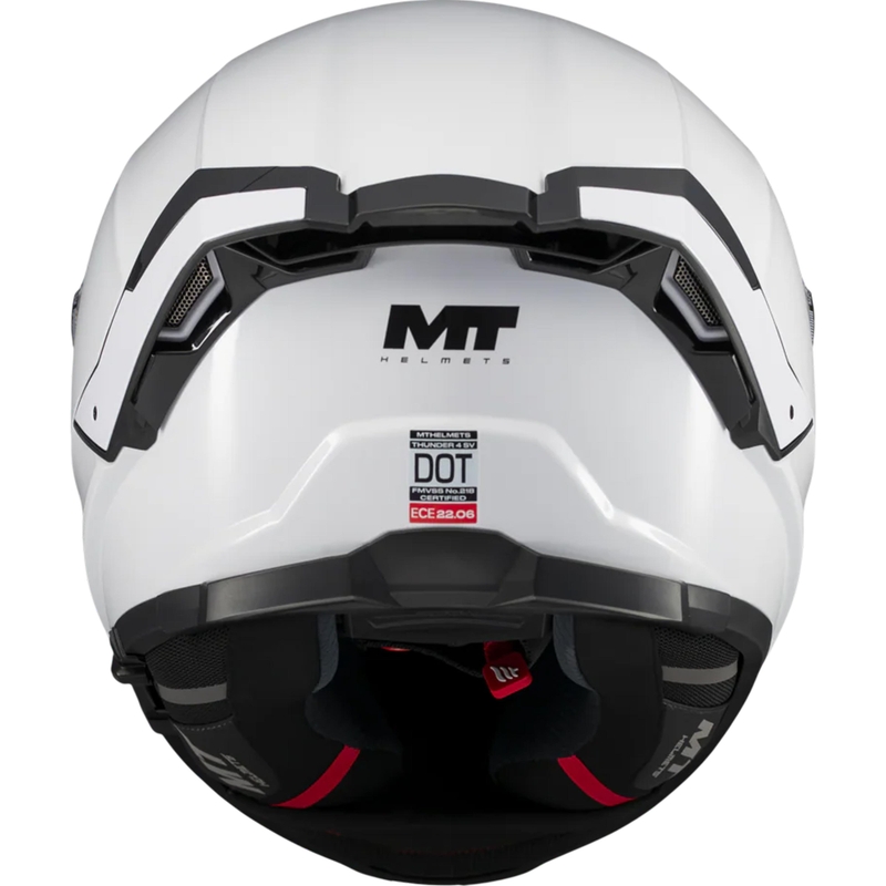 Kask motocyklowy integralny MT Thunder 4 SV Pure A0 biały
